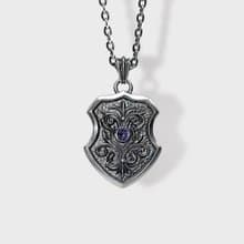 AZOTH | 巴洛克騎士盾項鍊 丹泉石