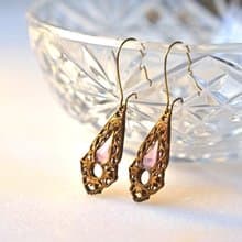 復古鏤空通花耳環~Only One~Handmade