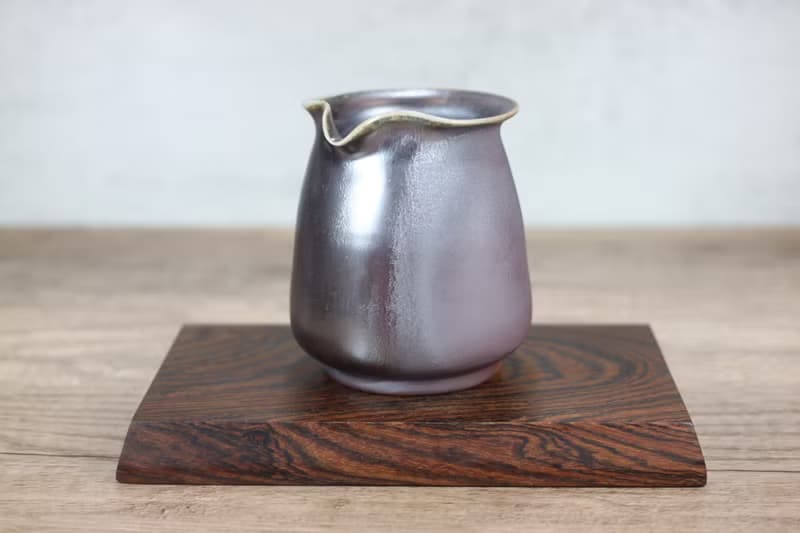 【母親節禮物】天然落灰 柴燒茶海 公道杯 名家葉敏祥手作 300ml