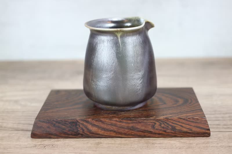 【母親節禮物】天然落灰 柴燒茶海 公道杯 名家葉敏祥手作 300ml