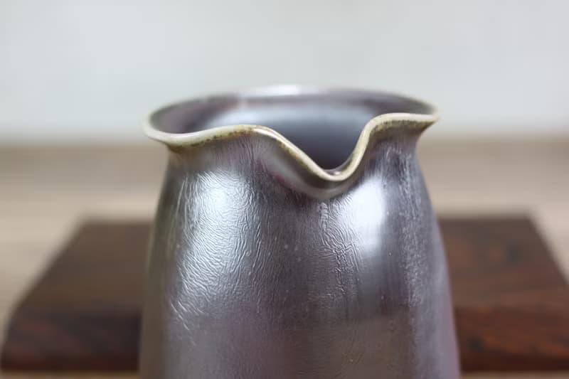 【母親節禮物】天然落灰 柴燒茶海 公道杯 名家葉敏祥手作 300ml