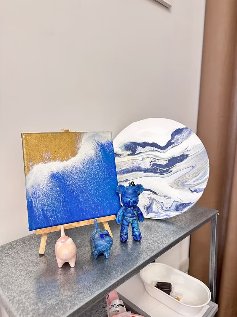 【體驗】海洋系流體畫體驗|台北市|1人即開課|零經驗可|Soul.Art 送禮