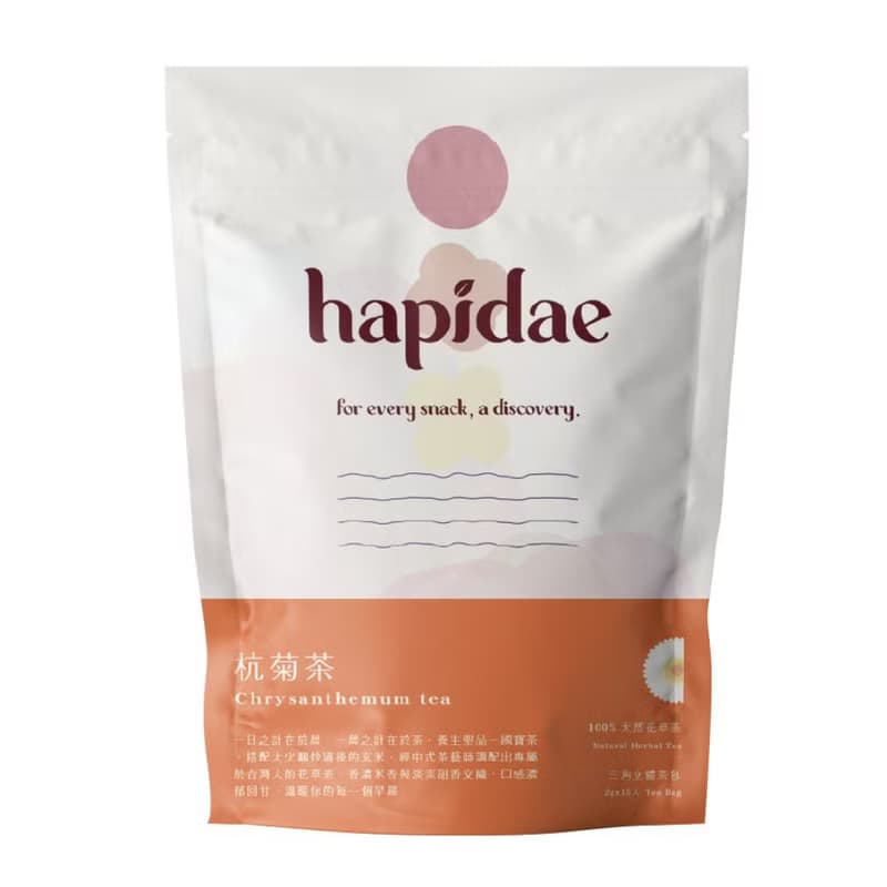 【hapidae】杭菊茶 無咖啡因花草茶 (三角茶包/2g/15入)