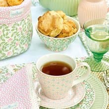 丹麥GreenGate Lotta white 隔熱手套/保溫瓶背帶/保冷袋