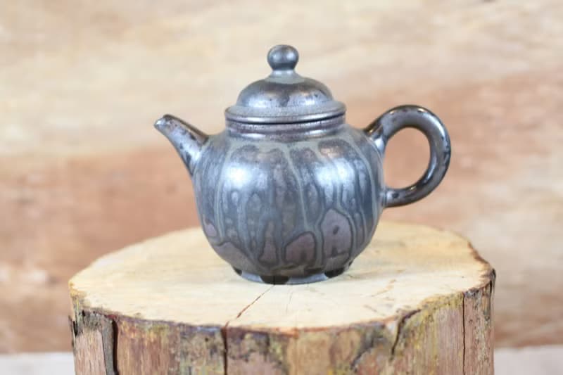 【送禮好物】柴燒天目釉 手工茶壺 名家葉敏祥手工作品