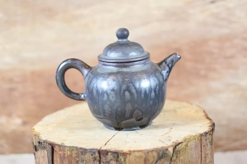 【送禮好物】柴燒天目釉 手工茶壺 名家葉敏祥手工作品