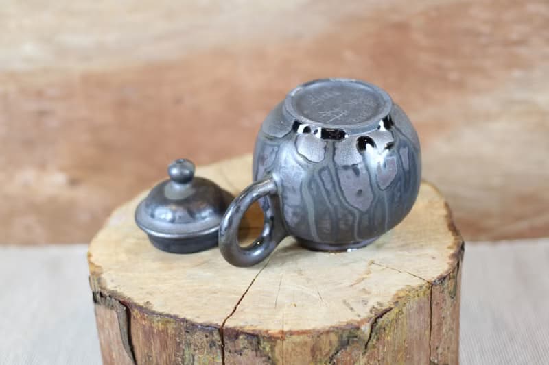 【送禮好物】柴燒天目釉 手工茶壺 名家葉敏祥手工作品