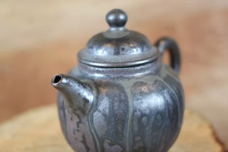 【送禮好物】柴燒天目釉 手工茶壺 名家葉敏祥手工作品