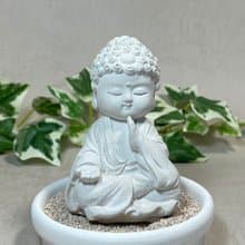 佛像公仔 淨念吉祥小佛之懷慈 小盤套組 藝術香氛擴香 居家香氛