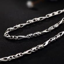 925 Sterling Silver Chains Necklace without Pendant Unisex Handmade Fine Jewelry
