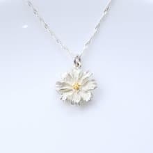 【Angel & Me】小花 綻放 Flower s925 純銀 項鍊 生日 紀念 禮物