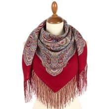 Authentic Pavlovo Posad Russian Shawl Scarf Soft 100% Wool 89x89 cm 1996-6