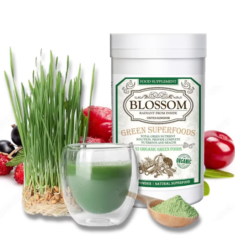 35種有機綠色食品 | 英國Blossom Green Superfoods綠色超級食物