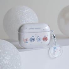 藍色聖誕-AirPods1/2/3/4/Pro/Pro2 韓國連體耳機保護套 耳機殼