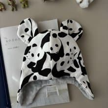 嬰兒寶寶保暖遮耳帽 貓熊寶寶來囉  彌月禮 新生兒滿月禮