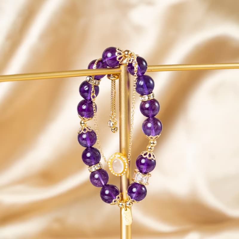 【牽心】極光-紫水晶雙鍊手鍊