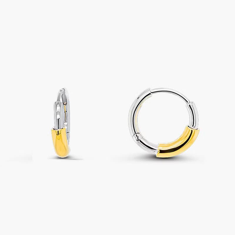 MONSTA X, BTOB PICK | LA LIGNE TWO-TONE EARRINGS