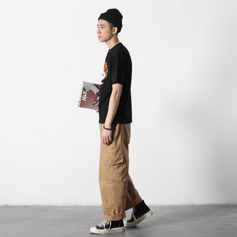 復古文藝咖啡豆×主題圖案短袖文化T恤男女可穿打底衫