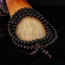 入門級黑檀木珠 108粒 三圈 6mm 手鍊