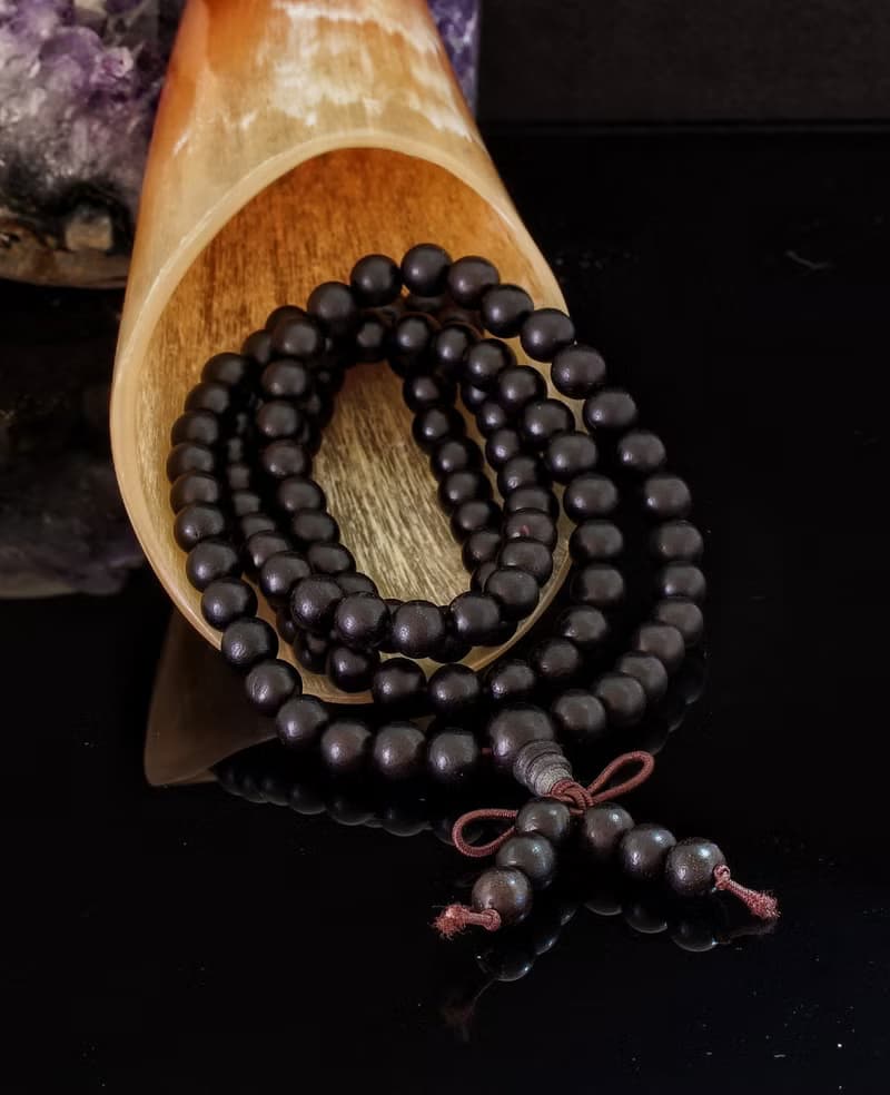 入門級黑檀木珠 108粒 三圈 6mm 手鍊