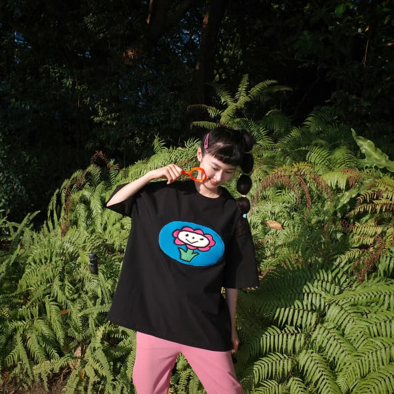 澎澎小花咪子tee