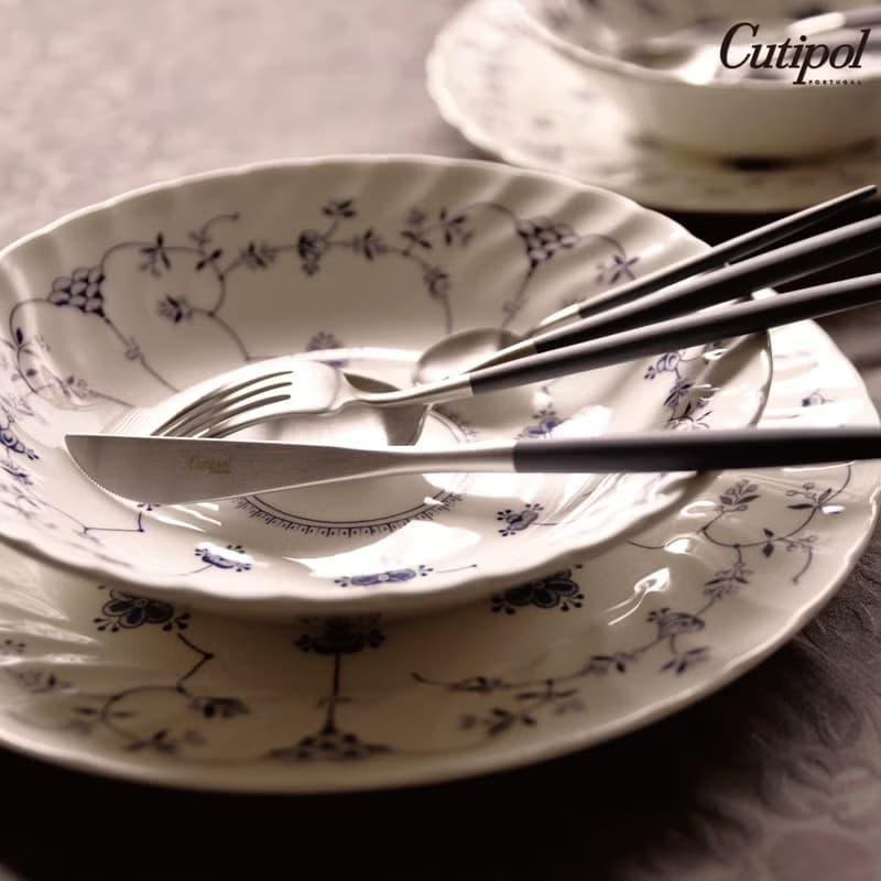 葡萄牙Cutipol GOA系列藍柄 12.5CM咖啡匙