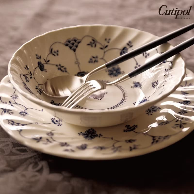 葡萄牙Cutipol GOA系列藍柄 12.5CM咖啡匙