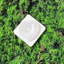 療癒 開運 淨化磁場-白水晶小小愛心盤 聖誕禮物  新年禮物