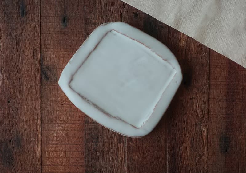 質感陶器 / 霧白色擺盤-1