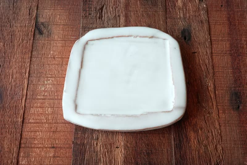 質感陶器 / 霧白色擺盤-1