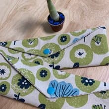 文青風環保纯棉筷袋 春花鬧 原胚情懷 日本 繁花 花海  潮物 收纳