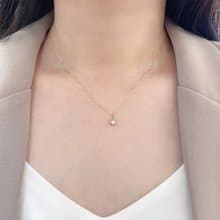 小珍珠水滴項鍊