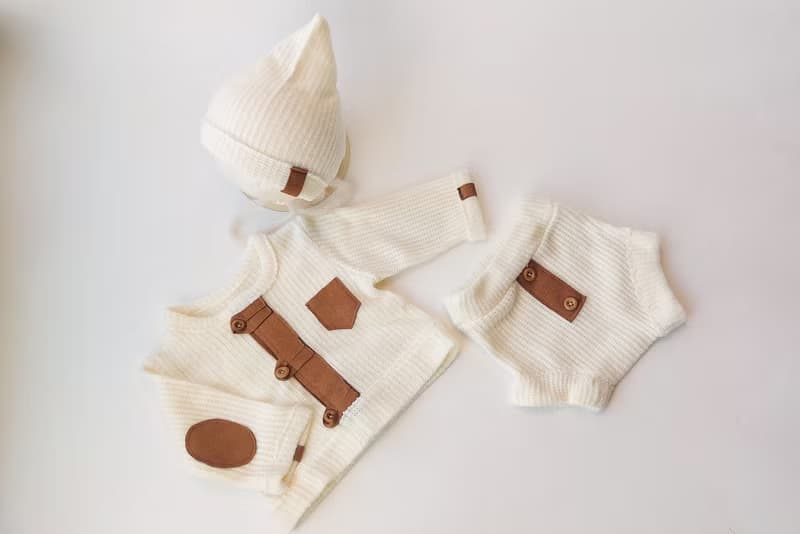 Newborn boy outfit, Ivory outfit- baby sweater, boy bloomers, baby boy hat