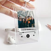 【訂製畢業禮物】音樂播放器鑰匙圈 掃碼聽歌看影片 留下珍貴紀念
