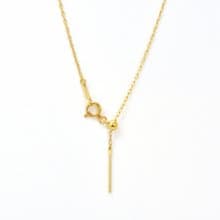 【Palette】 10K 黃金滑動別針鏈項鍊