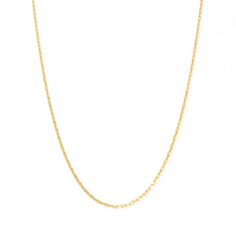 【Palette】 10K 黃金滑動別針鏈項鍊