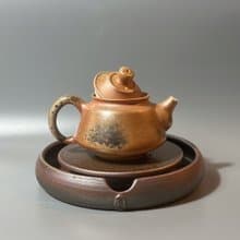 柴燒瓷土正把茶壺 / 柴燒茶具  / 小平凡手作