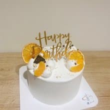 伯爵卡士達香草蜜柑蛋糕 生日蛋糕 蛋糕 甜點 生日禮物 鑠甜點