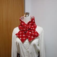 可調式短圍巾.scarf 保暖圍脖 雙面雙色 大人.小孩均適用