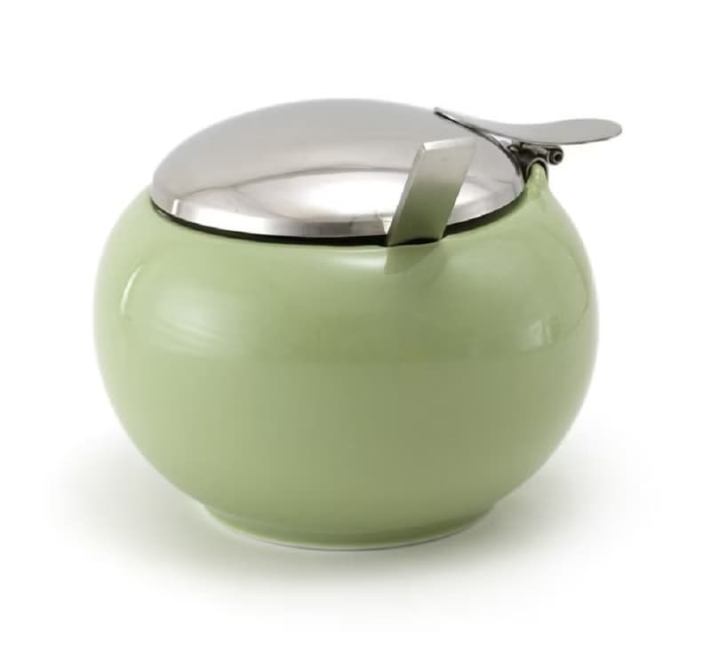 日本 ZERO JAPAN 圓形調味罌(中) - 附匙