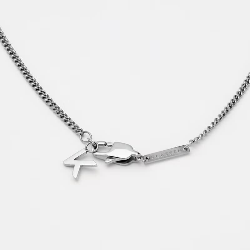 Capsule Necklace Silver & Black Onyx (470mm)頸鍊