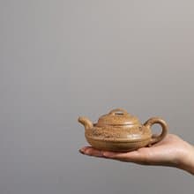 送禮紫砂壺茶壺线圆 特高温 180cc 原矿特高温黄金段 老味十足  2