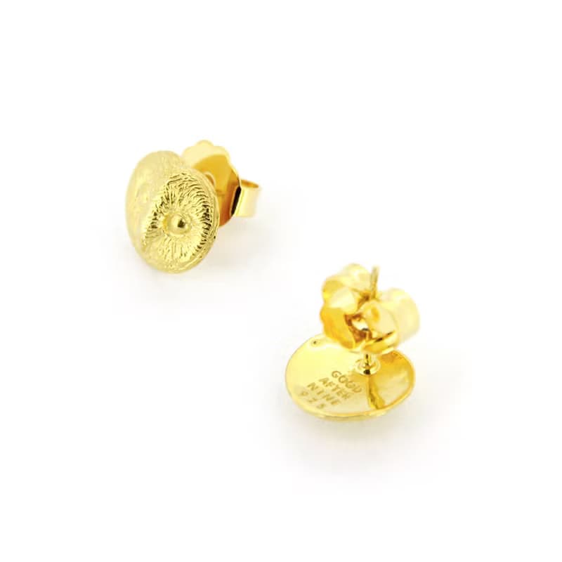 Lucky Barn Owl Stud Earrings, Sterling Silver Earrings, Owl Earrings.