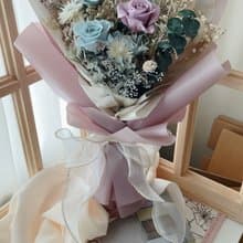 Miss。花謎 星空花束 永生玫瑰