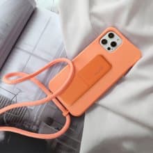 iPhone 14/13/13Pro/SE3 可拆式 Urban Basic 晨光橘 背繩防摔殼