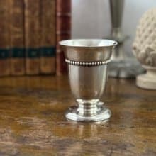 50123-迷人古董鍍銀酒杯