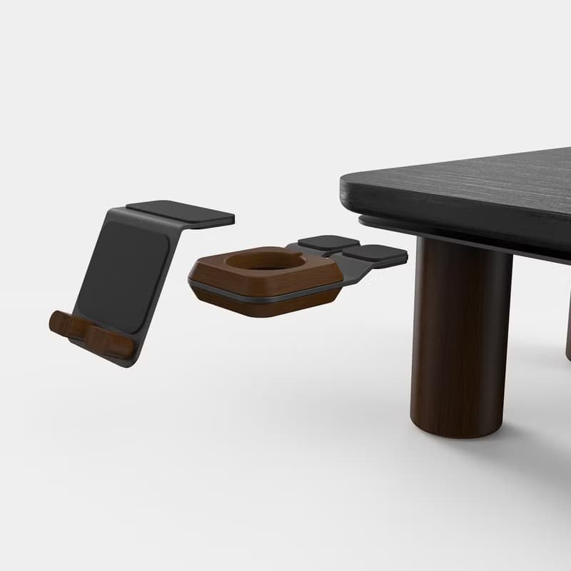 beflo Plateau 迷霧黑桌上抽屜層架、電腦螢幕架