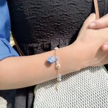 【 原創手作】微鉤小花手鍊 蕾絲 微鉤 鉤針 畢業禮物 禮物