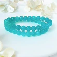 莫桑比克天河石手串||莫桑比克/天河石/水晶