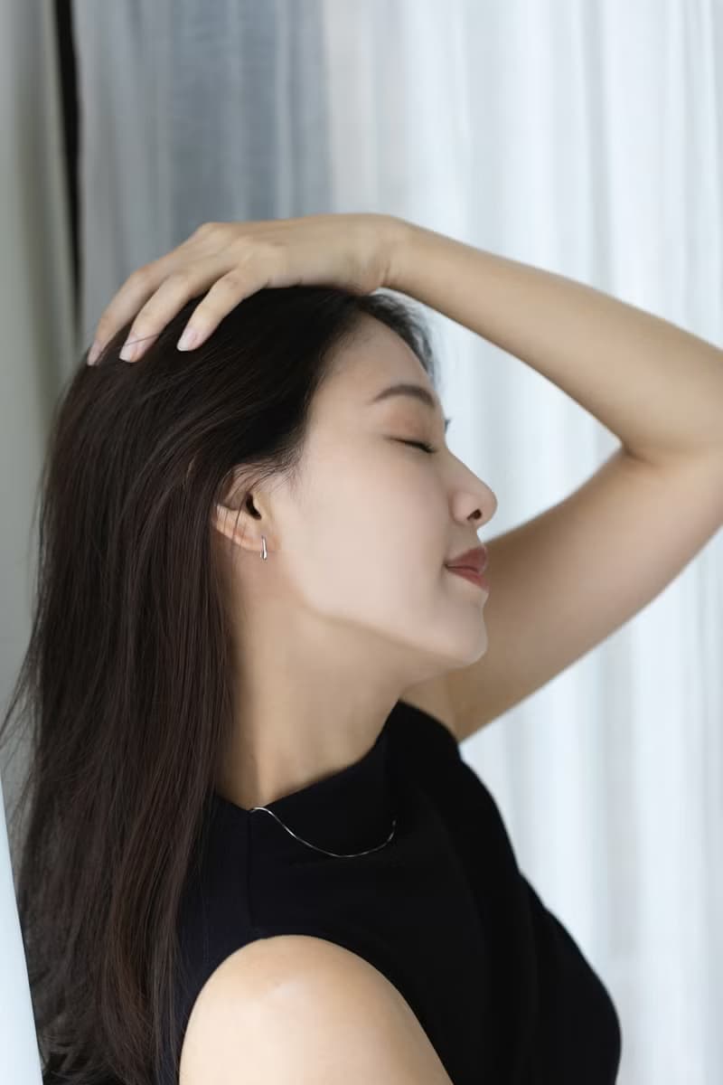 Drip極簡小水滴 925純銀 易扣耳環